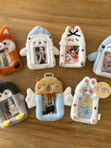 Cute Penguin Ins Style Plush Card Holder