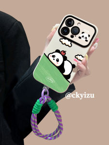 Cute Panda Silicone Phone Case: A Large View Window & Soft Shell Protective Cover