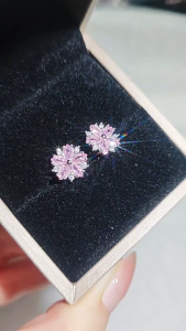 Chard Wake Anting Wanita Titanium Korea Elegan Style Earrings Giwang Cewek Original Kotak Indah