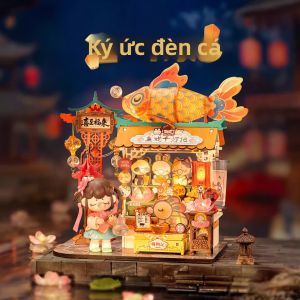 JINWUCHUANGYI | Fairy Lantern Show Themed Chinese Style DIY Cottage Assembly Kit