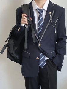 Áo Khoác Vest Phong Cách Nhật Bản Cổ Điển Original School Campus DKJK Áo Khoác Ngoài Đồng Phục Lớp Học Đồng Phục Trường