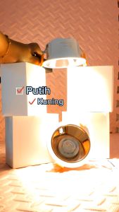 LAMPU DOWNLIGHT 9W 3Warna Putih+Kuning+WW D-77
