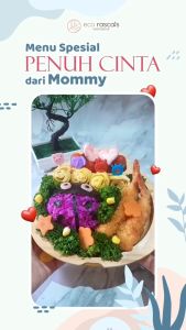 Ecorascals Bamboo Ladybird Plate - Peralatan Makan Anak