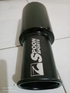 knalpot mobil racing spoon sport black buat semua tipe mobil