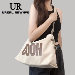 กระเป๋าสะพายข้างหนังนิ่มสไตล์ใหม่ปี 2024 สำหรับผู้หญิง ความจุขนาดใหญ่ สายรัดกว้าง สายรัดหนา กระเป๋าสะพายข้างแบบสะพายข้าง กระเป๋าสะพายข้างแบบลำลอง