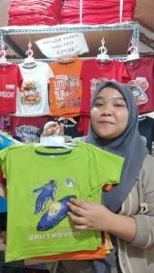 Baju Kaos Anak Laki-Laki Motif Astronot Cowok Keren Umur 1 - 10 Tahun - Hypelane Kids - DTF