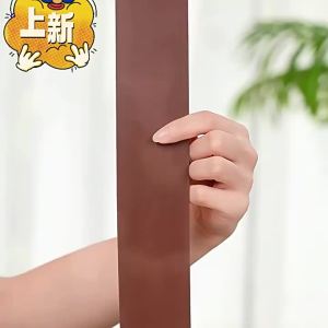 PVC L-Type Paste Blank Holding Groove: Beautiful Seam Covering Decorative Moulding Self-Adhesive Flat Blank Holding Groove Wood Floor Closing Tape