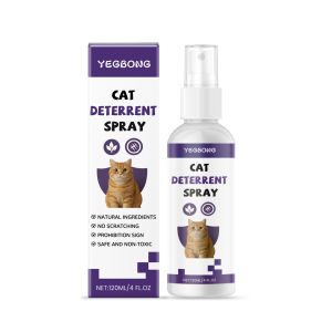 YEGBONG Cat Deterrent Spray Indoor and outdoor potted plants to prevent cat scratching and random urination daily household repellent spray Pet behavior guidance spray furniture protection multi-pet families plant formula