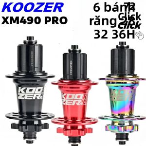 Moay-ơ Sau Xe Đạp Koozer XM490PRO HG MTB 28H 32H 36 Lỗ Trục Thép CRMO Trục Nhanh 100/135 QR 142mm 6 Lỗ Bắt Vít Tương Thích Với Líp 8-12 Tốc Độ Phụ Tùng Xe Đạp