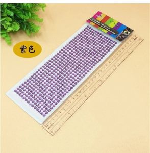New Diamond Stickers DIY Album Car Mobile Children Crystal Acrylic Colorful Beads Handcraft Class Stickers Album