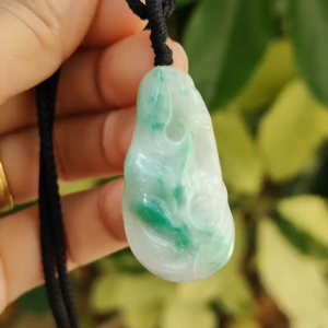 Dragon of the Depths Jadeite Pendant – Five Elements Energy Certified Legacy Piece (Sku: pendant404)