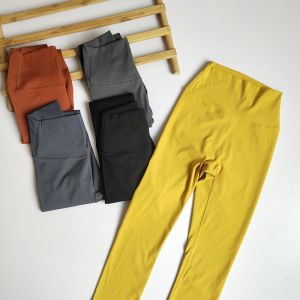 L Home Flocking~ Cloud Soft Skin-friendly High-waist Hip-lifting No T-zone Yoga Pants Fitness Nine-point Pants