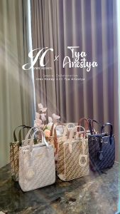 Jims Honey Kanaya Tas Selempang Bahu Wanita Elegan Korea Motif