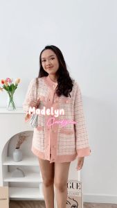 ELYCLOTH | MADELYN CARDIGAN | CARDIGAN RAJUT WANITA PREMIUM TWEED KNIT
