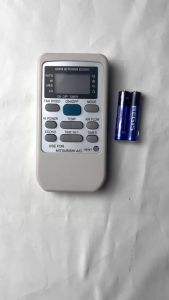 Điều khiển điều hòa Mitsubishi Mã 02 loại ngắn remote máy lạnh Mitsubishi - Tặng kèm pin - GDBG