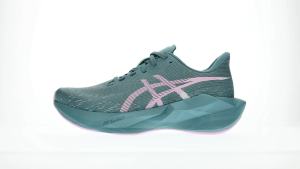 ASICS Women NOVABLAST 6 Running Shoes in Foggy Teal/Hazy Lilac