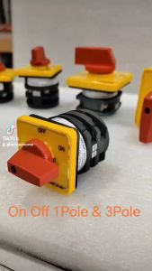 SALZER ISOLATOR SELECTOR SWITCH ON/OFF ~ 16A ~ 1POLE  (S1661001-B03)