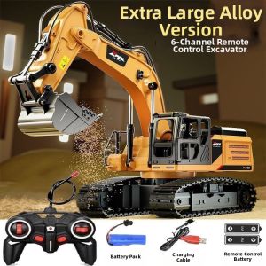 LIWAN | Large Remote Control Alloy Electric Excavator Construction Toy Car