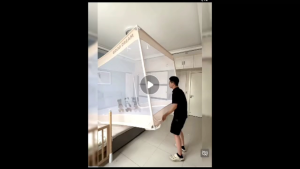 Baby yaya Anti fall mosquito net suitable for the entire family bedroom protecting children and infants from falling off the bed