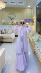 COD Gamis Abaya Arab Mayung/ / Abaya Anuskha Bordir Super Mix Ceruty Bordir Mote Swarosky Terbaru