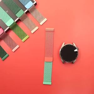 20mm strap For Amazfit GTS 4/3/2e/Mini/stratos 3/2 Metal Magnetic loop 22mm watch Bracelet Amazfit Gtr 4/3/pro/2e/bip-u-s-lite