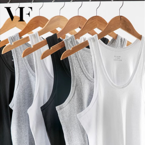 VFASION Áo Vest nam mỏng thoáng khí cổ tròn Áo Vest thoáng khí nhẹ