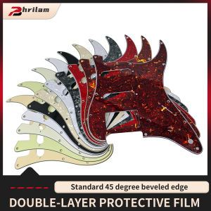 PHRILAM SSH11hole ST electric guitar guard3-Layer St Pickguard with Aluminum Foil Shield Fits American/MexicanStandard