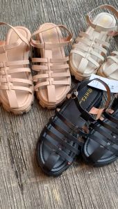 Sandal Wanita Terbaru/Sendal Wedges Tali Jelly Import HYS 22-2/Sendal Karet Korea Kekinian