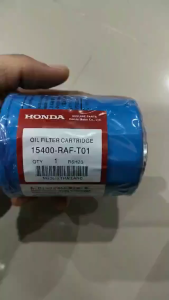 MQQHOMEE กรองน้ำมันเครื่อง HONDA กรองน้ำมันเครื่องฮอนด้า สำหรับ HONDA ทุกรุ่น แถมแหวนรองแสคนเลส รหัสOEM 15400-RAF-T01