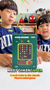 GiiKER Super Decoder – Code-Breaking Puzzle Game for Kids 5+ | Boost Logic Deduction & Early Math Skills Screen-Free