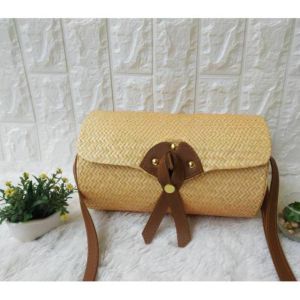 Tas anyaman pandan tabung/tas anyaman
