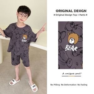 GONGDIE | Cute Cartoon Summer Sleepwear 2-Piece Set