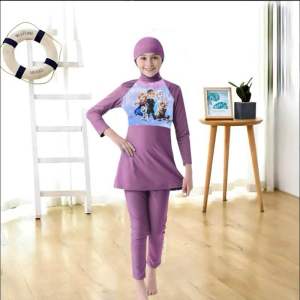 baju renang anak perempuan muslimah hijab 1-13 tahun
