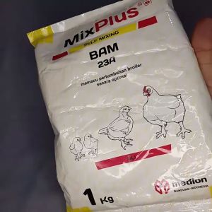 MIX PLUS BAM 23A 1 KG MIXPLUS Suplement Ayam Pedaging Medion Bubuk Suplement Untuk Semua Tahap Kehidupan Nutrisi Untuk Hewan Kecil - Lazada