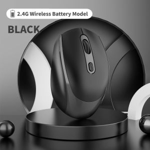 NexusClick Bluetooth Wireless MouseSilent Click Adjustable DPI Ergonomic Optical MiceBattery Powered for Computer Office Gamer