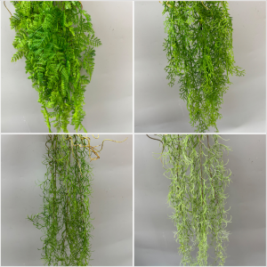 Đồ Trang Trí Treo Tường Bằng Nhựa Giả Mạo Hoa Treo Trong Nhà Treo Tường Phòng Khách Dây Leo Treo Hoa Không Khí Dây Leo