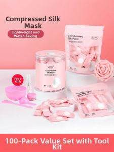 ZHENCAOMINGFANG | Treasure Grass Silk Compressed Face Mask Professional Wet Wipe Hydrating Cleaning Spa Beauty Salon Disposable 2355