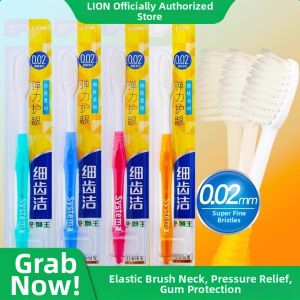 LION | Soft Bristle Gently Gum Care Toothbrush 12 Pieces