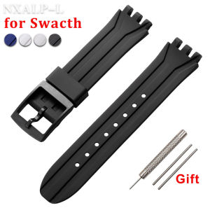 For SWATCH Silicone Watch Band 18mm Rubber Strap for Swatch SUIB400/SUIK400 Wristband Men Women Sport Waterproof Bracelet Belt
