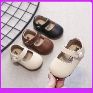 Princess Shoe Soft Bottom Single Shoes for 0-1-3 Years Old Children Anti-Slip Magic Tape Closure Casual Style Lightweight Summer Slip-On Shoes