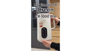 Máy xay nấu sữa hạt đa năng CREEN CR-1000plus cao cấp Máy làm sữa hạt 8 chức năng dung tích 1000ml