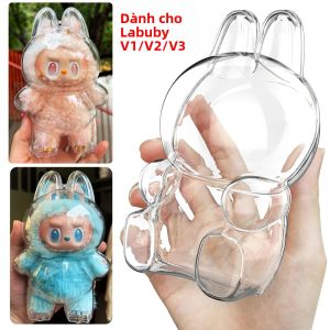 Hộp Bảo Vệ Acrylic Trong Suốt Cho Búp Bê Labubu Blind Box Bền Chắc Chống Bụi Và Chống Xước Cho Các Thế Hệ V1 V2 V3 V4