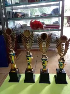 Piala Lomba Juara 1 2 3 4 (N0.21 BODY BIRU RASER) "costum" FREE STICKER (BOLEH satuan)TERMASUK SETICKER DAN FREE DESIGN