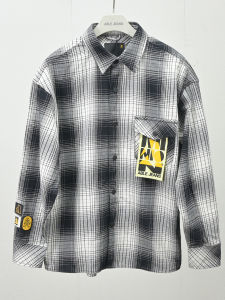 Áo Sơ Mi Cotton Dài Tay Rộng Rãi Phong Cách Nhật Bản Cho Nam Áo Sơ Mi Kẻ Caro Thường Ngày Cho Nam Và Nữ Mùa Xuân 2025