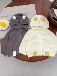 QITA | Áo Hoodie Chống Nắng Hình Cartoon Dễ Thương