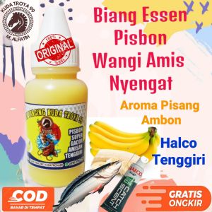 Essen PISBON gacor bangor jitu  Target Rame/Babon untuk harian Kilogebrus dan Lomba Aroma Pisang Ambon mix Halco Tenggiri Amis nyengat. strike secepat kilat