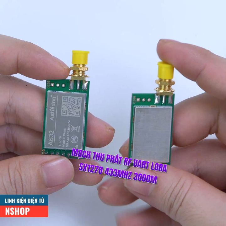 Mạch Thu Phát RF UART Lora SX1278 433Mhz 3000m