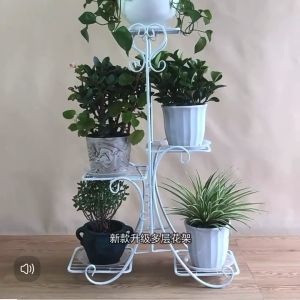 Giá Để Hoa Đa Tầng Chống Gỉ - Sơn Cao Cấp Chịu Lực Tốt Thiết Kế Ổn Định Giá Rẻ Kệ trồng hoa bền bỉ 4 tầng đa năng