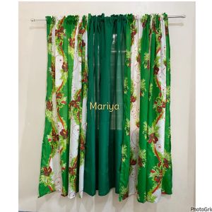 Mariya Christamas 3 in 1 Set Curtain sold per 3 pcs Chistmas Holliday Curtain