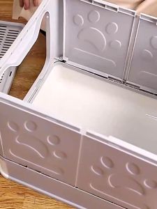 Nhà vệ sinh cho mèo cao cấp vuông lớn- Nhà vệ sinh 2 cửa chống văng cát có ngăn kéo cho mèo